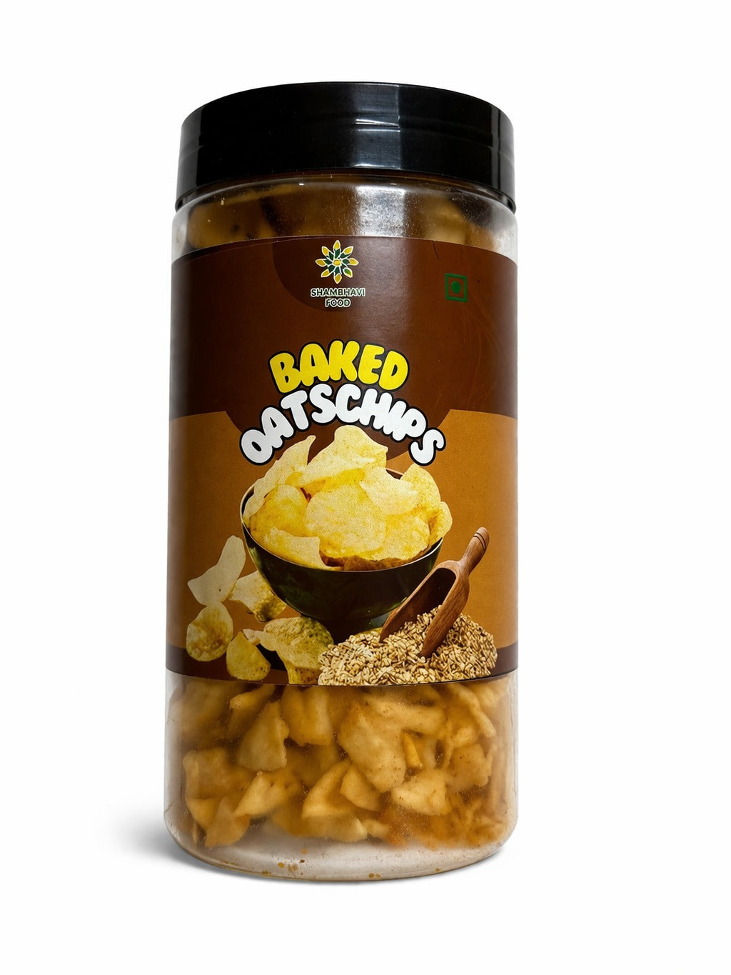 Oats Chips | Crispy Baked Snack with Oats & Rice Flour | Light, Healthy & Herb Flavored | Low Oil Tea Time Snack